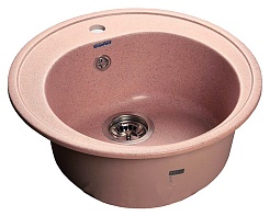 Granfest Мойка кухонная Rondo GF-R510 Розовый – фотография-1